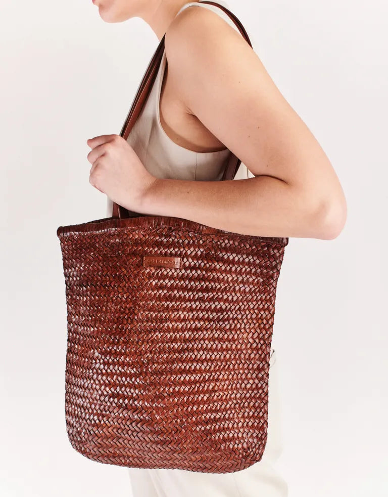 VIENTO TOTE - ANTIQUE BROWN