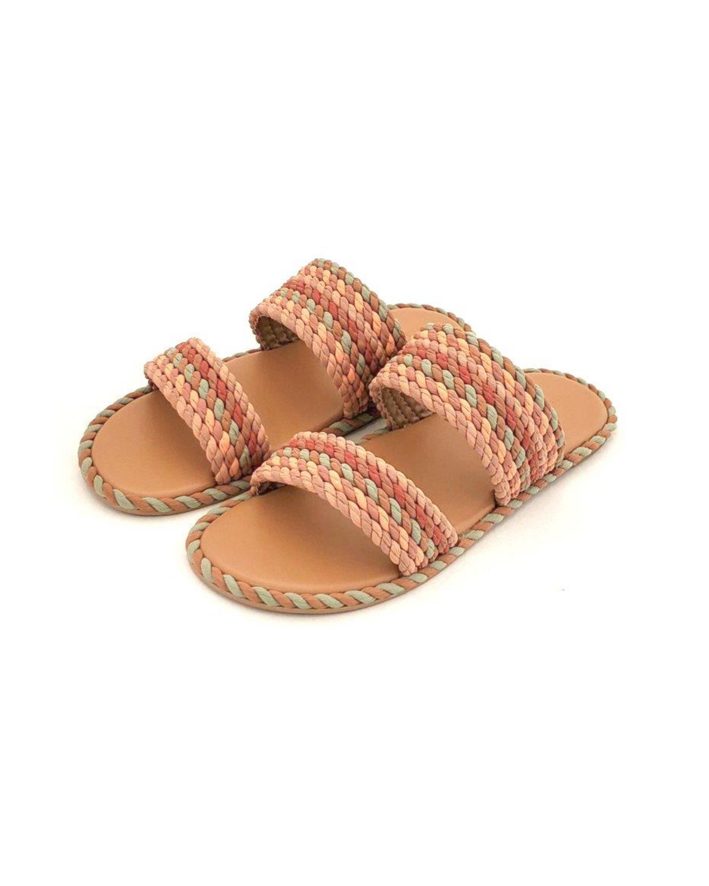 SAVOY-2 -VINTAGE MULTI vegan rope double banded slide