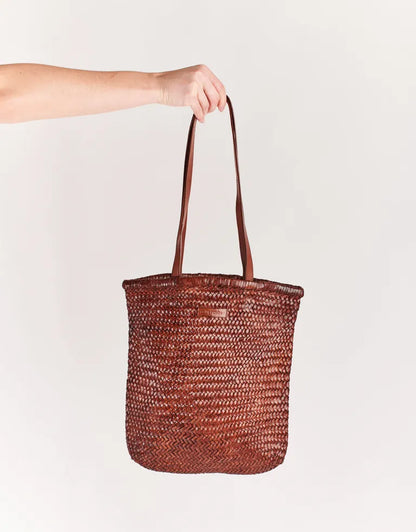 VIENTO TOTE - ANTIQUE BROWN