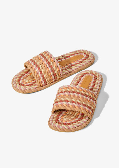 SUNNY- GOLDEN HOUR vegan rope slide sandal