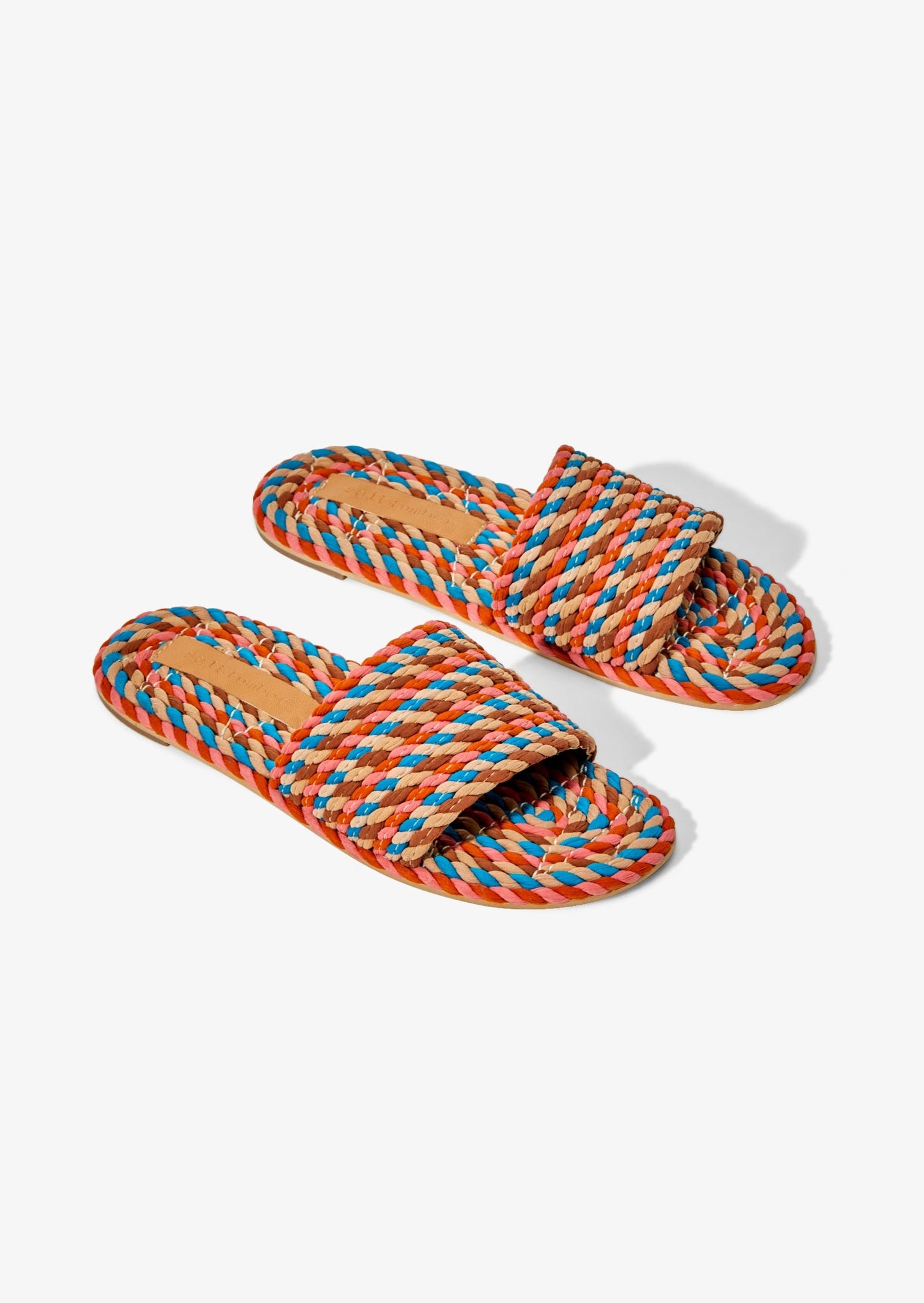 SUNNY- RETRO MIX vegan rope slide sandal