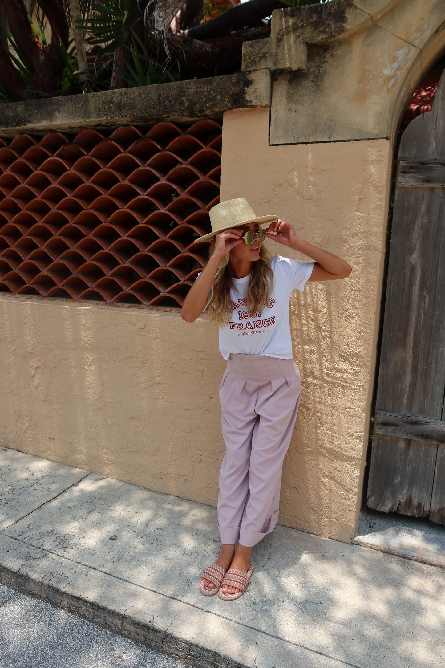 SUNNY- GOLDEN HOUR vegan rope slide sandal