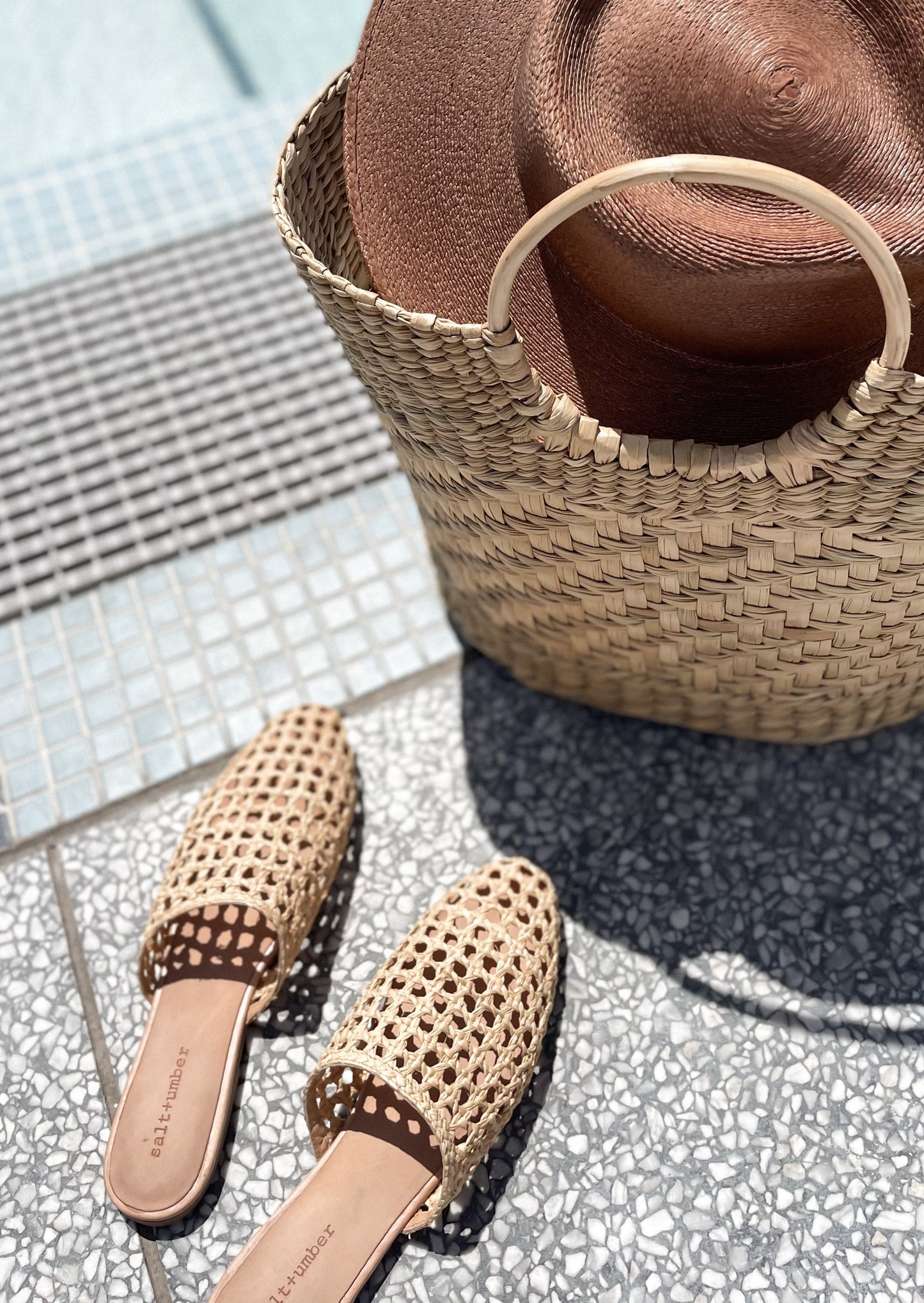 RAFFA - NATURAL SEAGRASS natural seagrass woven mule