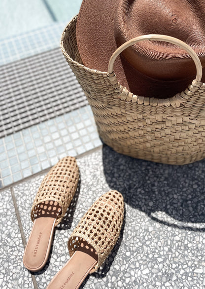 RAFFA - NATURAL SEAGRASS natural seagrass woven mule