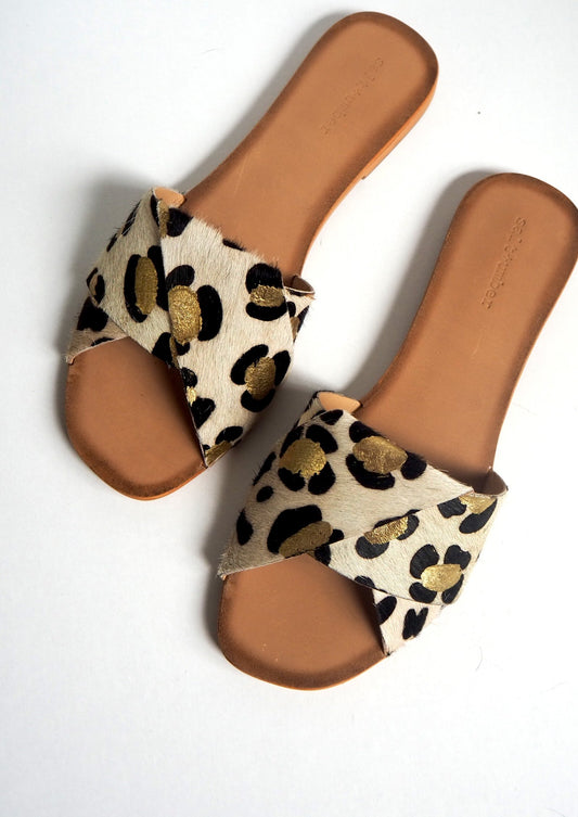 BORA BORA - LEOPARD METALLIC