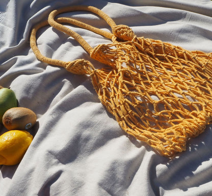 HUDSON FARMERS MARKET TOTE - MUSTARD