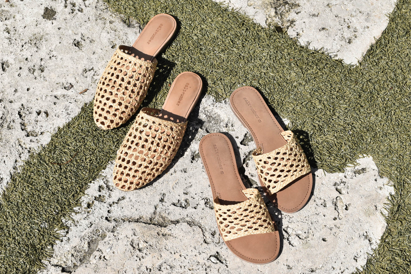 RAFFA - NATURAL SEAGRASS natural seagrass woven mule